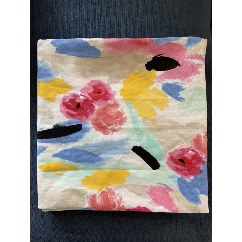 Kate Spade New York Paintball Floral Fabric Shower Curtain 72 X 72 Colorful
